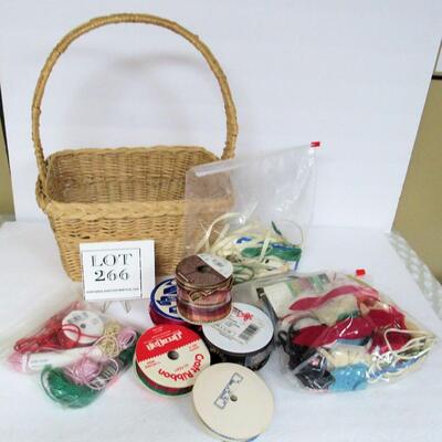 Lot of Ribbon, Lace, Binding, More