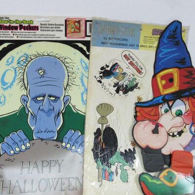 Halloween Lot of Decor, Tissue Decor, Ribbon, Book
