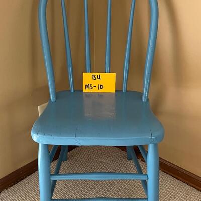 Painted antique chair