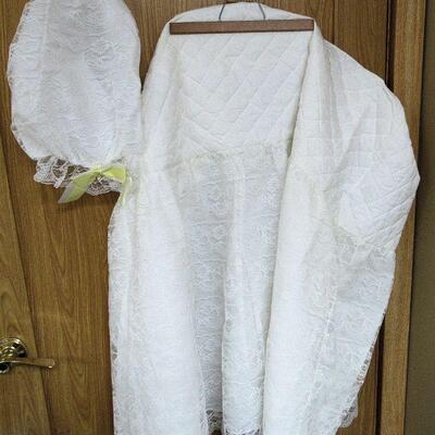 Older Dept 56 Heritage Village Yankee Jud Bell Casting BuildingBassinet or Crib Mattress Pad Set