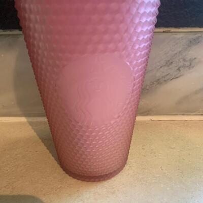 Starbucks grande pink lemonade studded tumbler