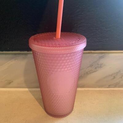 Starbucks grande pink lemonade studded tumbler