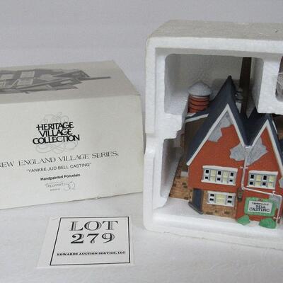 Older Dept 56 Heritage Village Yankee Jud Bell Casting Building