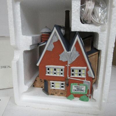Older Dept 56 Heritage Village Yankee Jud Bell Casting Building