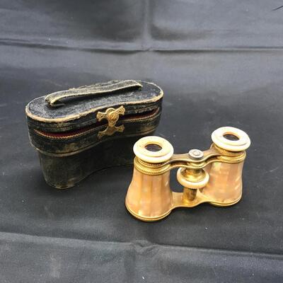French antique opera glasses