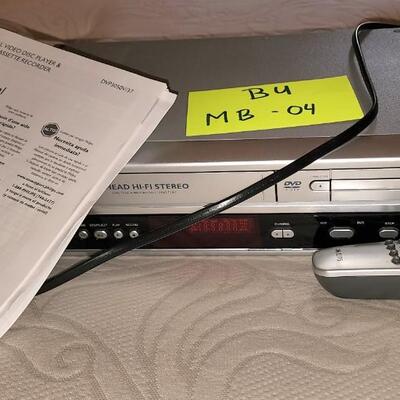 Phillips VCR/DVD player