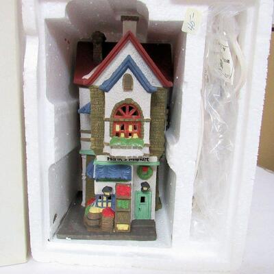 Vintage Dept 56 Christmas in the City Corner Grocer