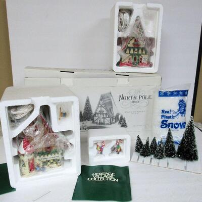 Vintage Dept 56 Start a Tradition Set of 12, North Pole Collection