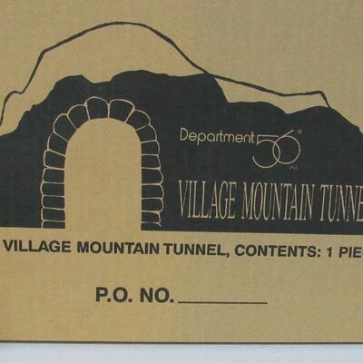 Vintage Dept 56 Village Mountain Tunnel