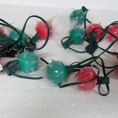 Lot of Older Christmas Lights, Light Sets, Extra Bulbs, Rubber? Light Sets