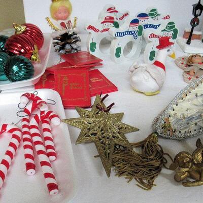 Large Mixed Lot of Christmas Decor and Ornaments
