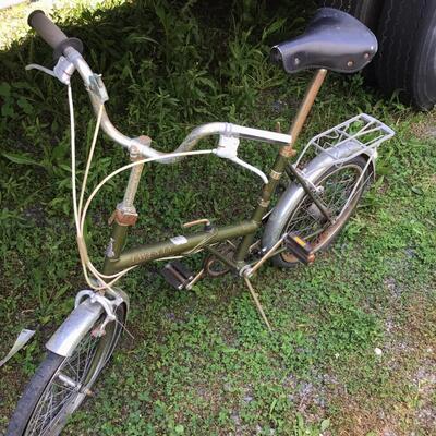 1064 Raleigh 20â€ Folder Green Folding Bicycle