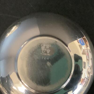 Lot 1049. Sterling Silver Creamer/Sugar/Tray