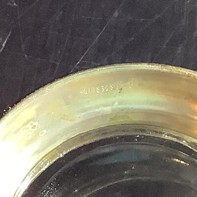 Lot 1050. Pheasant Tray/ Coasters, Round Pewter Tray, Heart Shaped Dish with Sterling Silver Base & Spoon