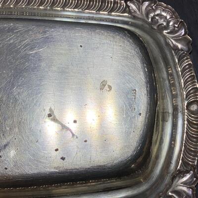 Lot 1053. Lot of Sterling Silver- Butter Dish ( glass insert ) , Pedestal Candy Dishes