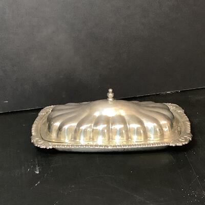 Lot 1053. Lot of Sterling Silver- Butter Dish ( glass insert ) , Pedestal Candy Dishes