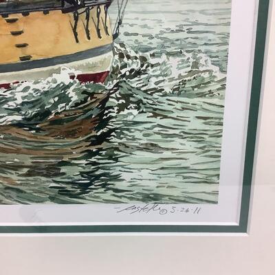 1010 Marc Castelli 2011 Circles/Sultana 10th Anniversary Gilcee Print - Signed & Numbered 16/150