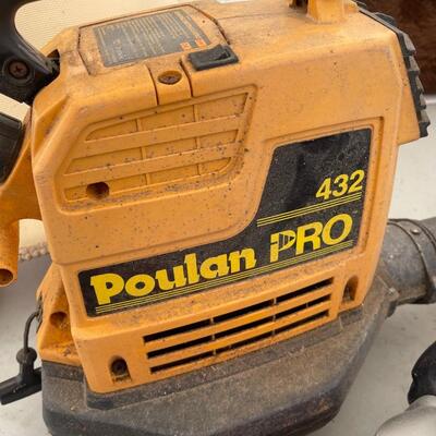 1067 Poulen Leaf Blower & Hedge Hog Hedge Trimmer