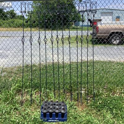 1013 Wrought Iron Tiki Torches