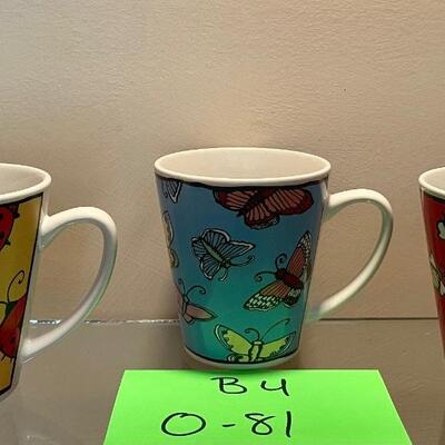 Lady bug coffee cups