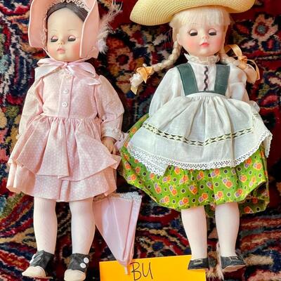 Pair of doll friends