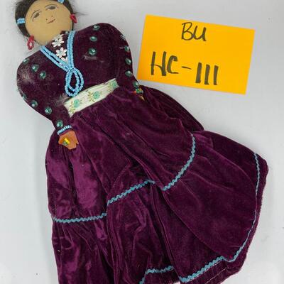Doll with Purple Dress
