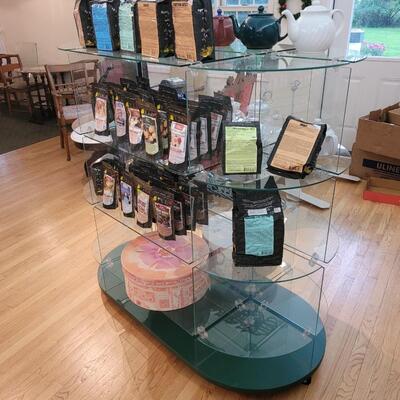 Glass Wheeled Display Shelves- Contents not included #3