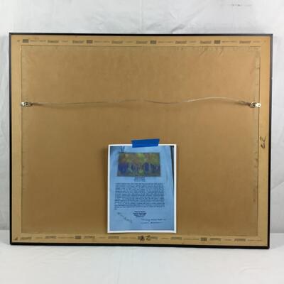 1015  "Deep Purple" Mono Clay Print By Nancy R. Thomas