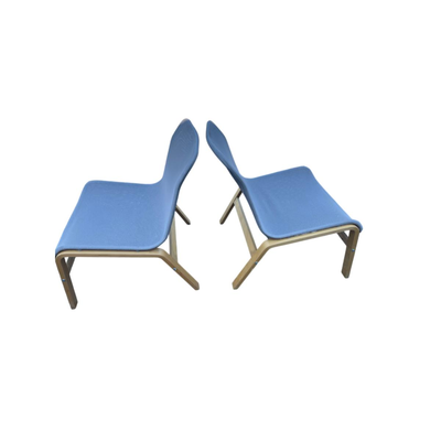 1085 Pair of IKEA Nolmyra Chairs Birch Veneer