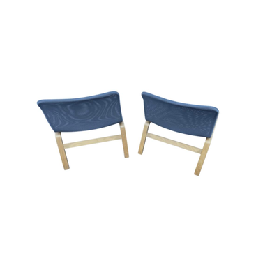1085 Pair of IKEA Nolmyra Chairs Birch Veneer