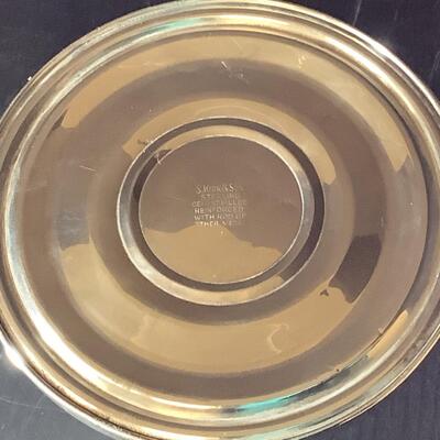 Lot 1084. S. Kirk & Son Oval Bowl & Candlesticks