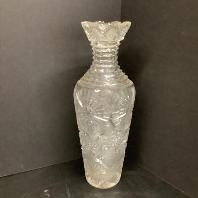 Lot 1096. Antique 3pc Cut Glass Lot