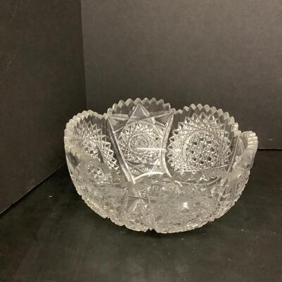 Lot 1096. Antique 3pc Cut Glass Lot