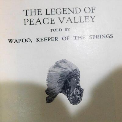 c.1939 WAPOO Indian Hunter Excelsior Springs Missouri Vintage Hardback Book