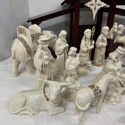 1070 27pc Set of Lenox China Jewels Nativity Set