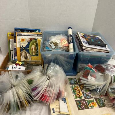 1090 Large lot of Needlepoint , Cross stitch Supplies