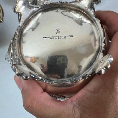 1091 Vintage Silverplate Reproduction of Old Sheffield Tea Set