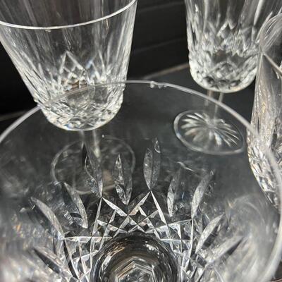 1100 Set of 8 Waterford Lismore Red Wine Goblets