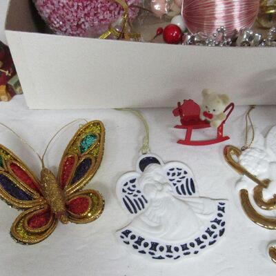 Lot of Christmas Ornaments, Unused Hallmark Christmas Diary