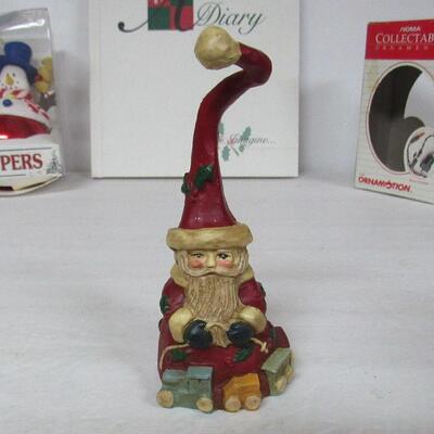 Lot of Christmas Ornaments, Unused Hallmark Christmas Diary