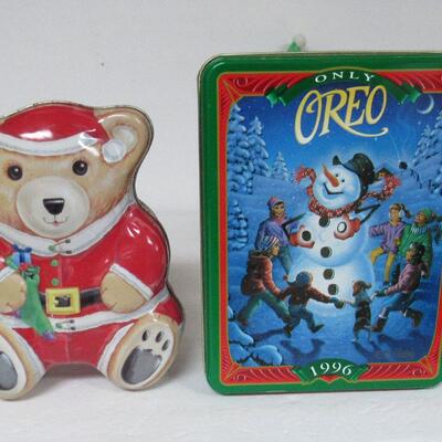 Lot of Christmas Tins and Coasters
