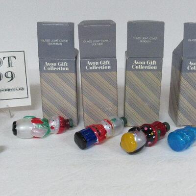 Older Partial Set Avon Glass Light Covers