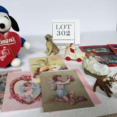 Lot of Valentines Day and Christmas Items