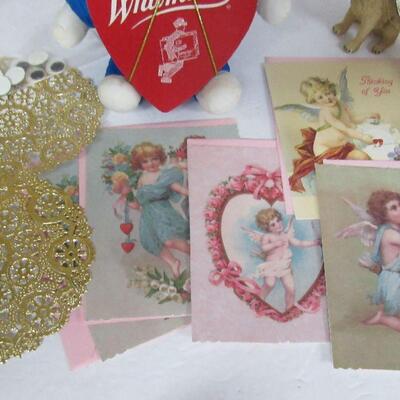 Lot of Valentines Day and Christmas Items