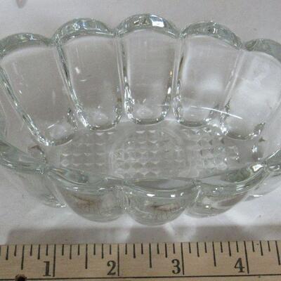 Vintage Pressed Glass Spoon Holder