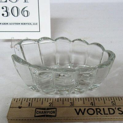 Vintage Pressed Glass Spoon Holder