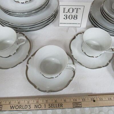 Beautiful Starlight Fine China Service for 4, Set #2