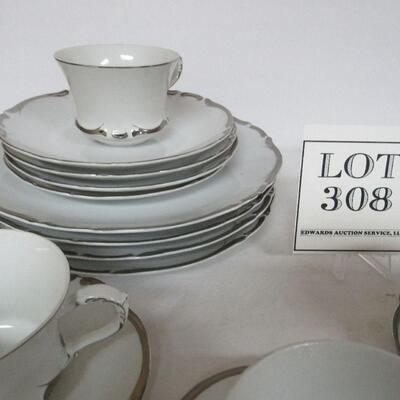 Beautiful Starlight Fine China Service for 4, Set #2
