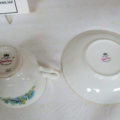 Vintage Queen Anne England Bone China Cup and Saucer Set