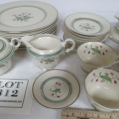 Vintage Syracuse China Old Ivory Coral Bell Dishes, Set of 8